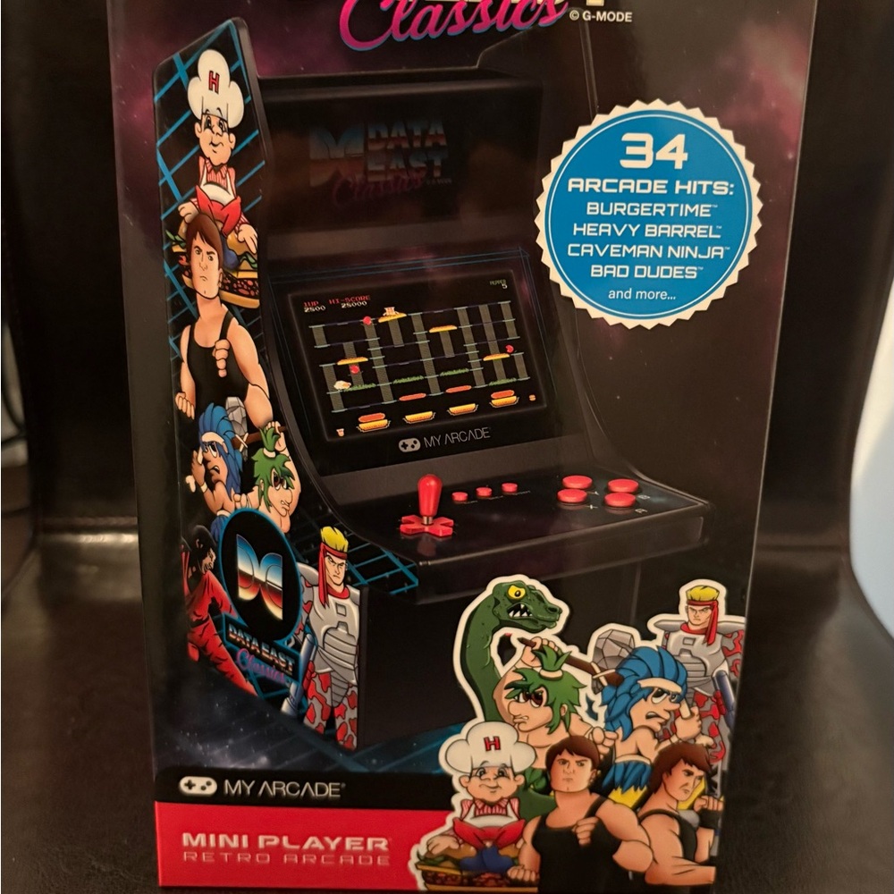 Arcade Classics Mini Player - Black and Red